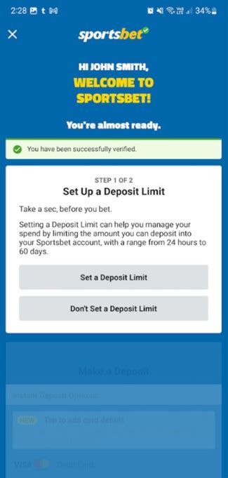 sportsbet verify account